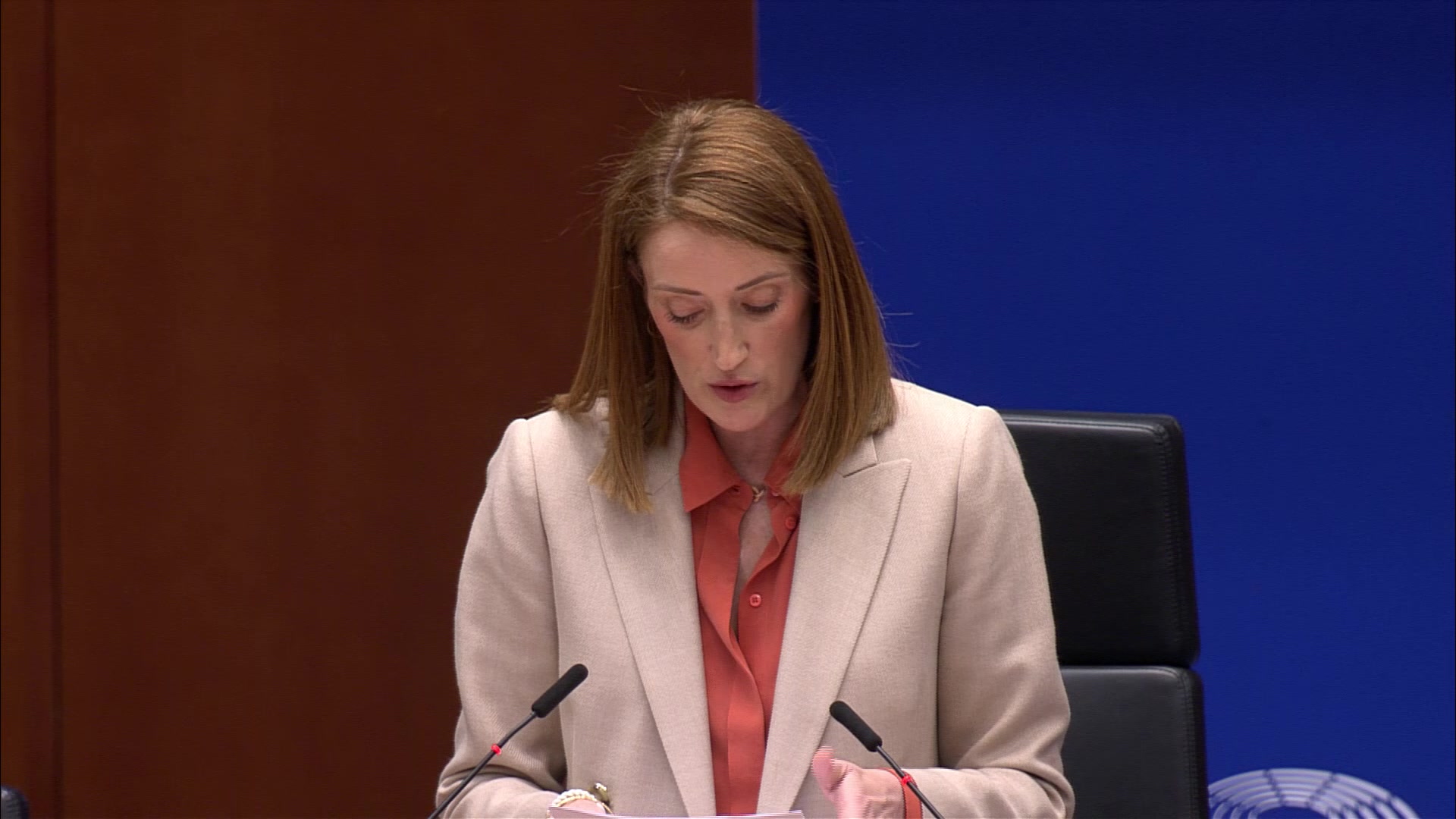 Opening statement by Roberta METSOLA, EP President on the situation in Iran